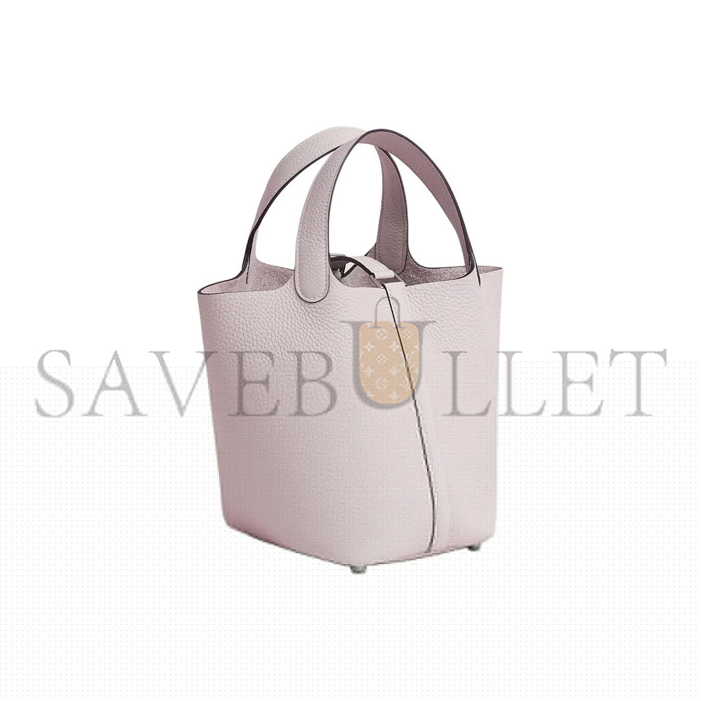 H**mes picotin lock 18 taurillon clemence h056289ck09 (18*18*13cm)